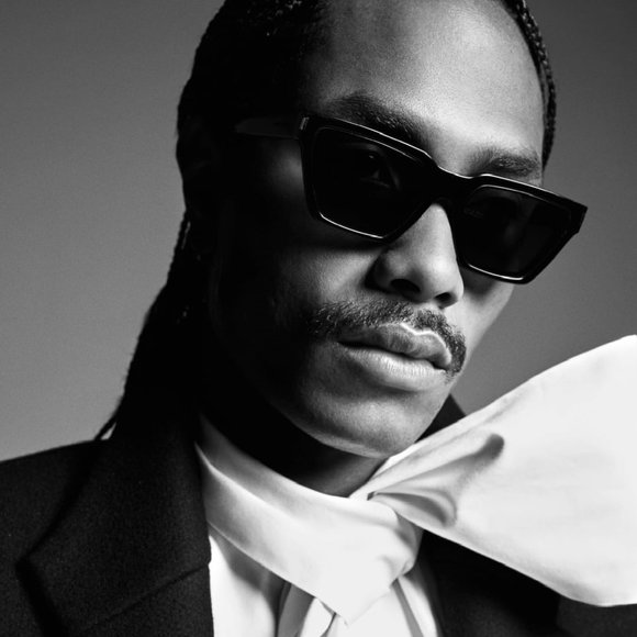 FINAL PRICE NEW SAINT LAURENT SL633 CALISTA 001 BLACK CAT EYE SUNGLASSES - Picture 8 of 15